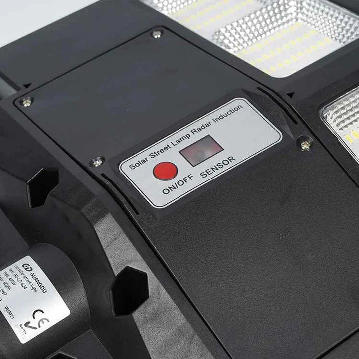 Lampa solara 600W dublu LED cu acumulator lithium si telecomanda + Picior Metalic incluse