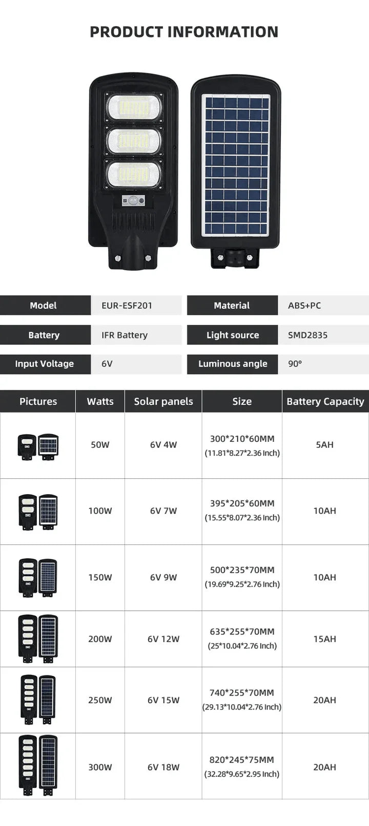 Kit 2 Lampi Solare Stradale 300W cu Panou Solar si Telecomanda IP65, Telecomanda + 2X Picior Metalic
