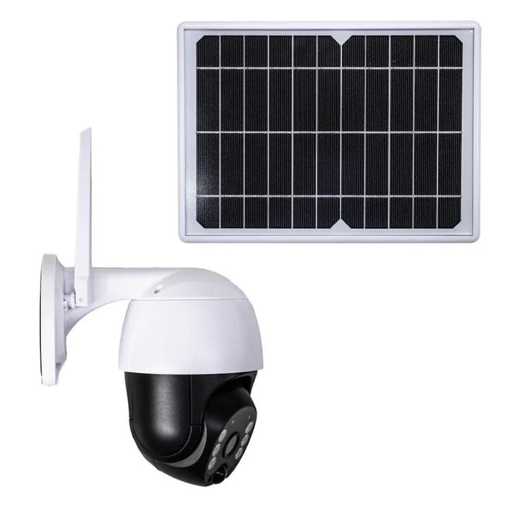 Kit 2 Camere IP Wi-Fi PNI 1080P cu Panou Solar și Detectare Mișcare + 2 Carduri 64GB
