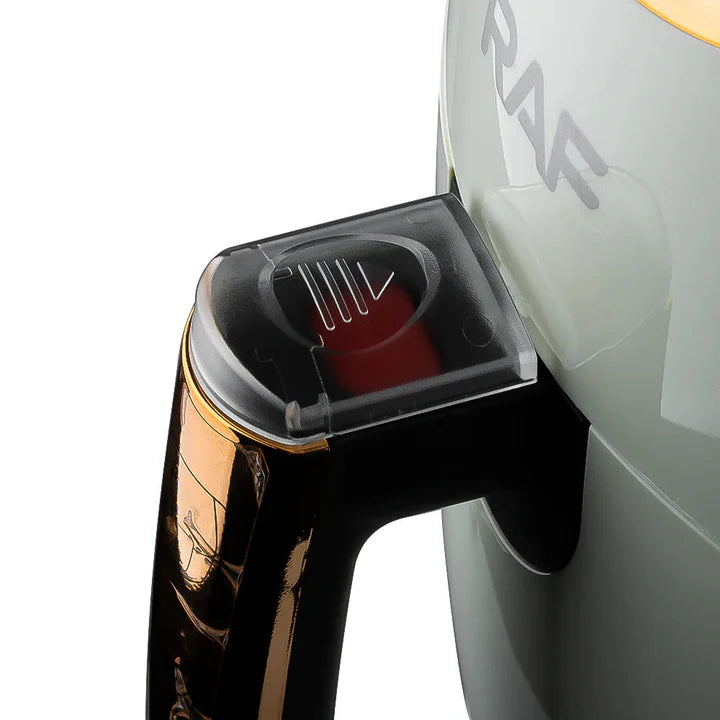 Friteuza Air Fryer RAF - Gatire fara Ulei, Capacitate 6lL, 2400W, Display Touch Screen + SET 100 Hartii de Copt