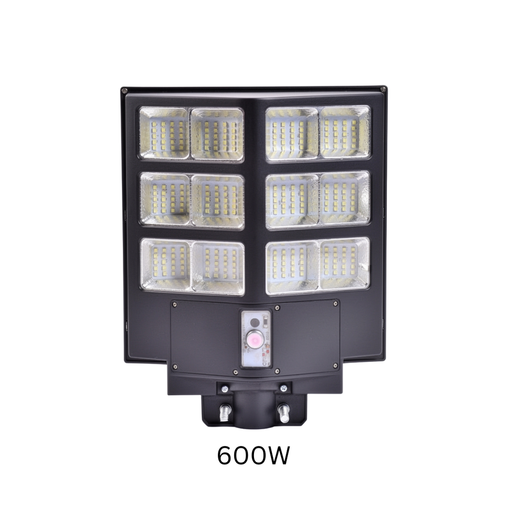 Kit Lampi Solare Stradale Duble – 600W / 800W / 1000W, 480 LED-uri Ultra Luminoase, cu Picior Metalic