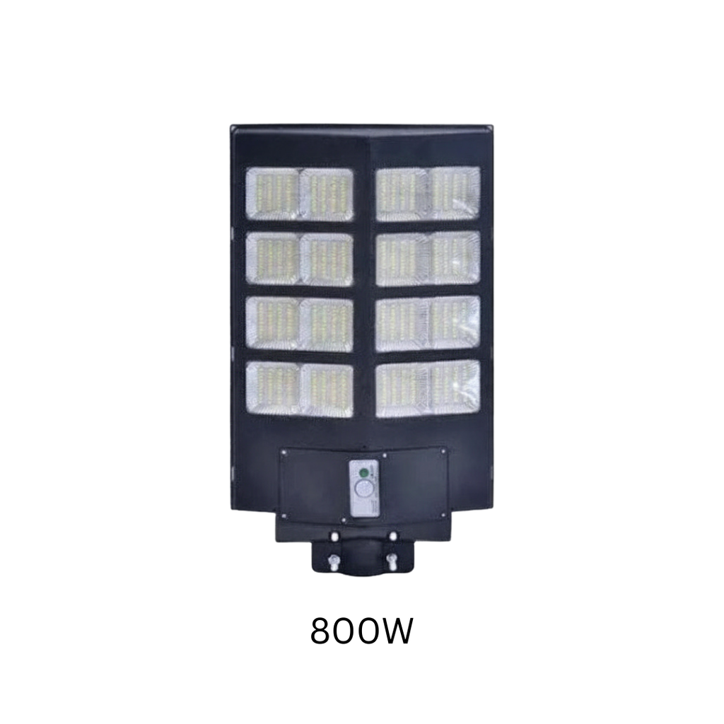 Kit Lampi Solare Stradale Duble – 600W / 800W / 1000W, 480 LED-uri Ultra Luminoase, cu Picior Metalic