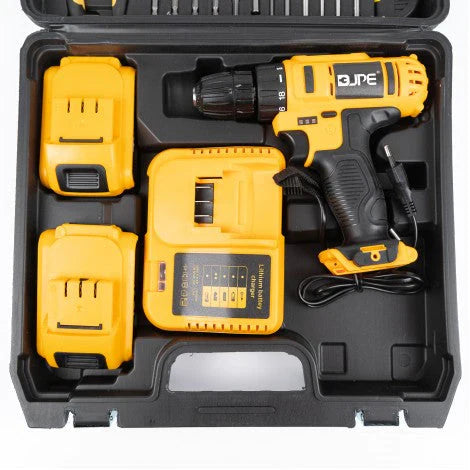 Kit Bormasina 48V Li-Ion cu Accesorii Complete+ Trusa Autofiletanta + 2 Acumulatori, 24 Accesorii