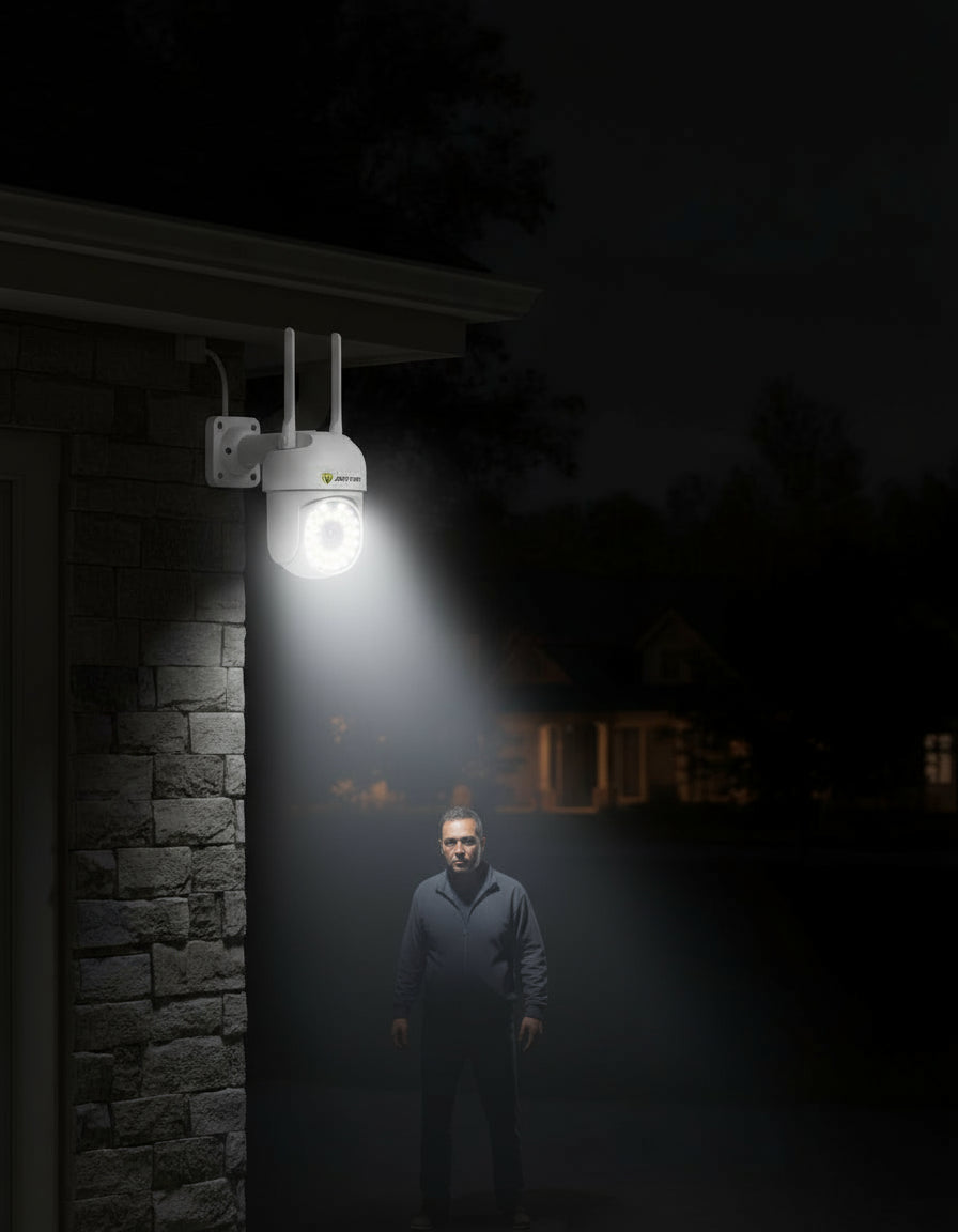 Camer Securitate WiFi JT-8161QJ Full HD Audio Bidirectional IP66, Viziune Nocturna 30M, 1080P