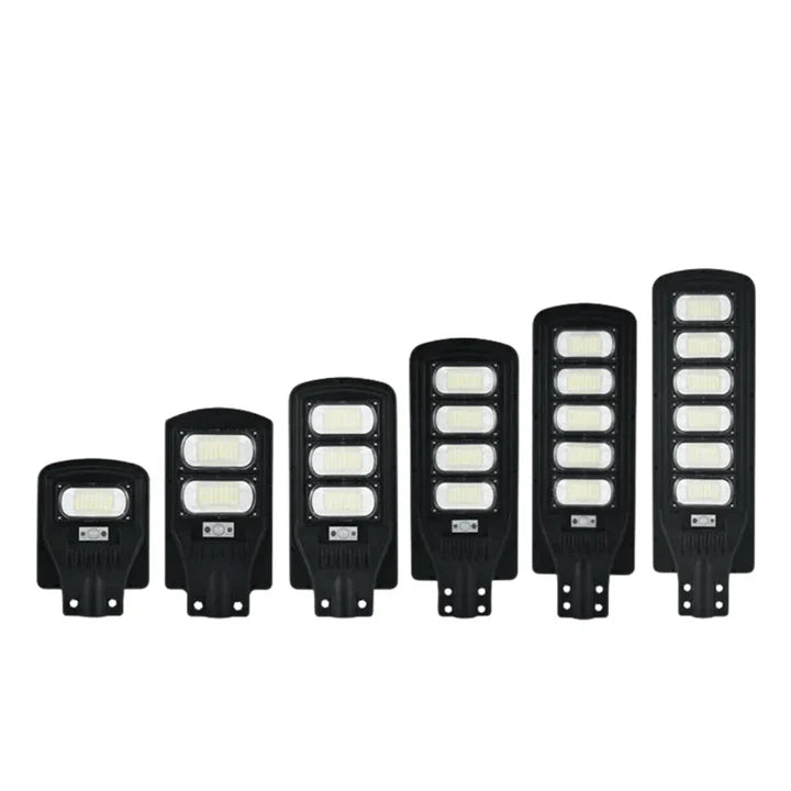 Lampa Solara Exterior 200W LED Alb Rece, Panou Solar, Autonomie 14 Ore, Telecomanda + Suport Metalic