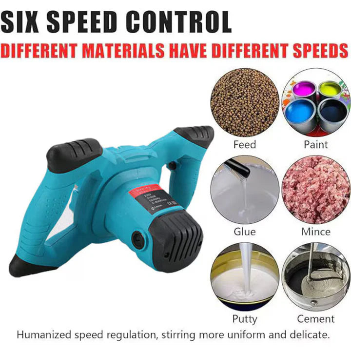 Mixer Electric Profesional Constructii 2100W 6 Viteze Reglabile M14