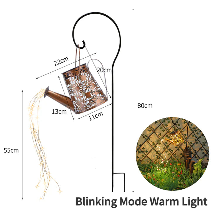 Lampa Solara Decorativa Stropitoare cu LED – Ideala pentru Curte si Gradina