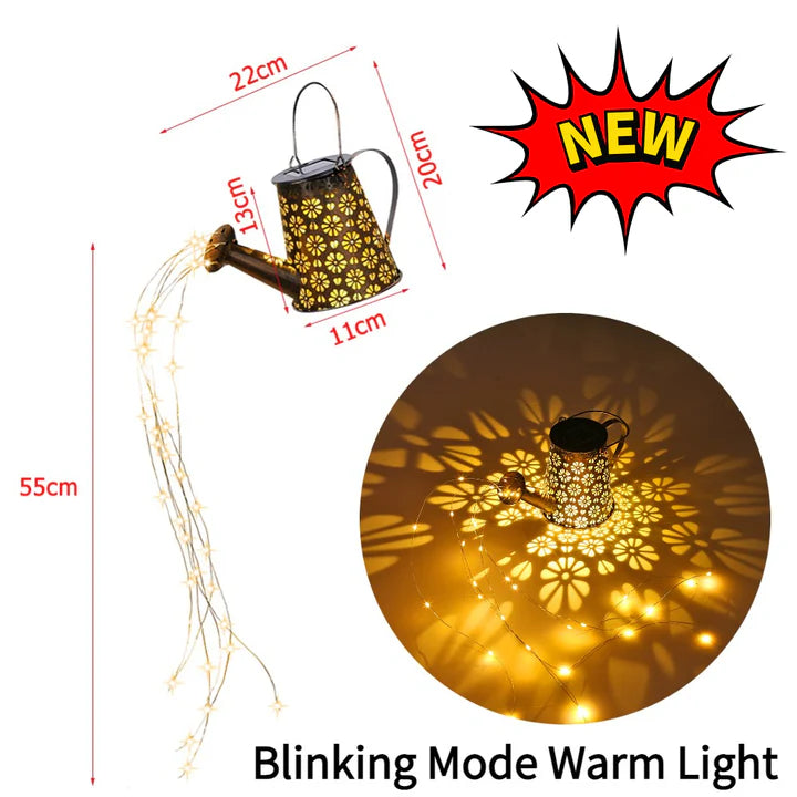 Lampa Solara Decorativa Stropitoare cu LED – Ideala pentru Curte si Gradina