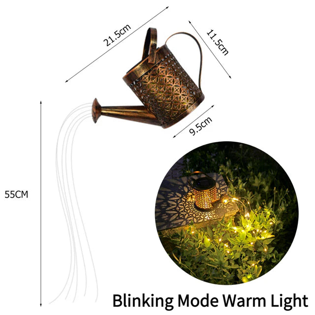 Lampa Solara Decorativa Stropitoare cu LED – Ideala pentru Curte si Gradina