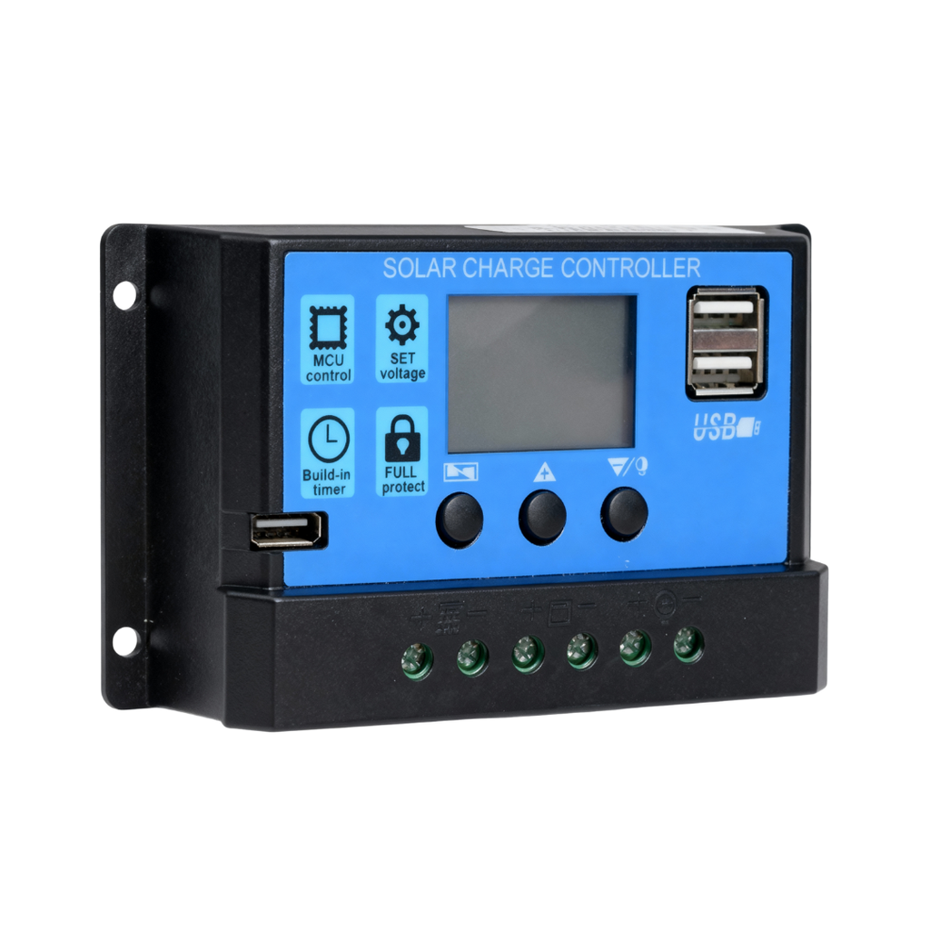 Regulator Solar PWM 20A, Breckner Germany 12V, cu 2 port USB 5V