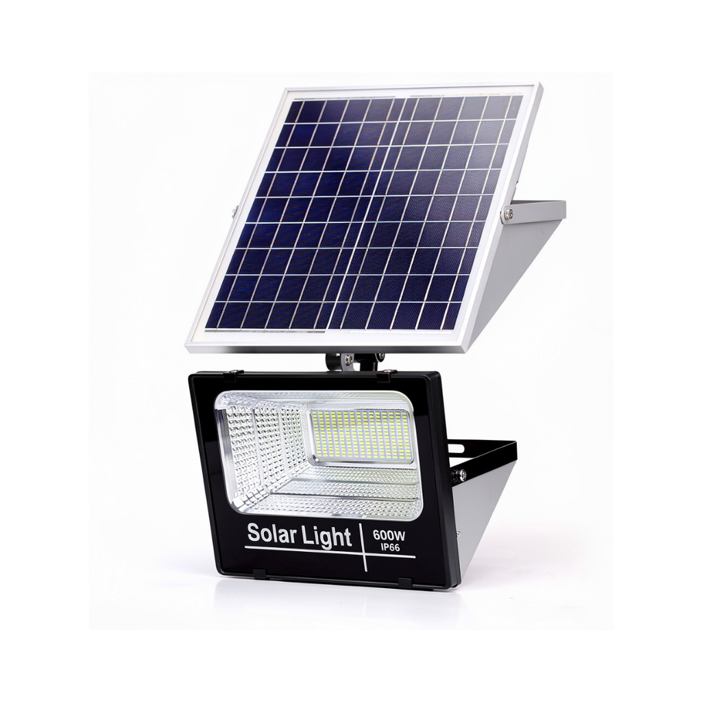 Lampa Solara Exterior 600W cu Panou Fotovoltaic si Telecomanda