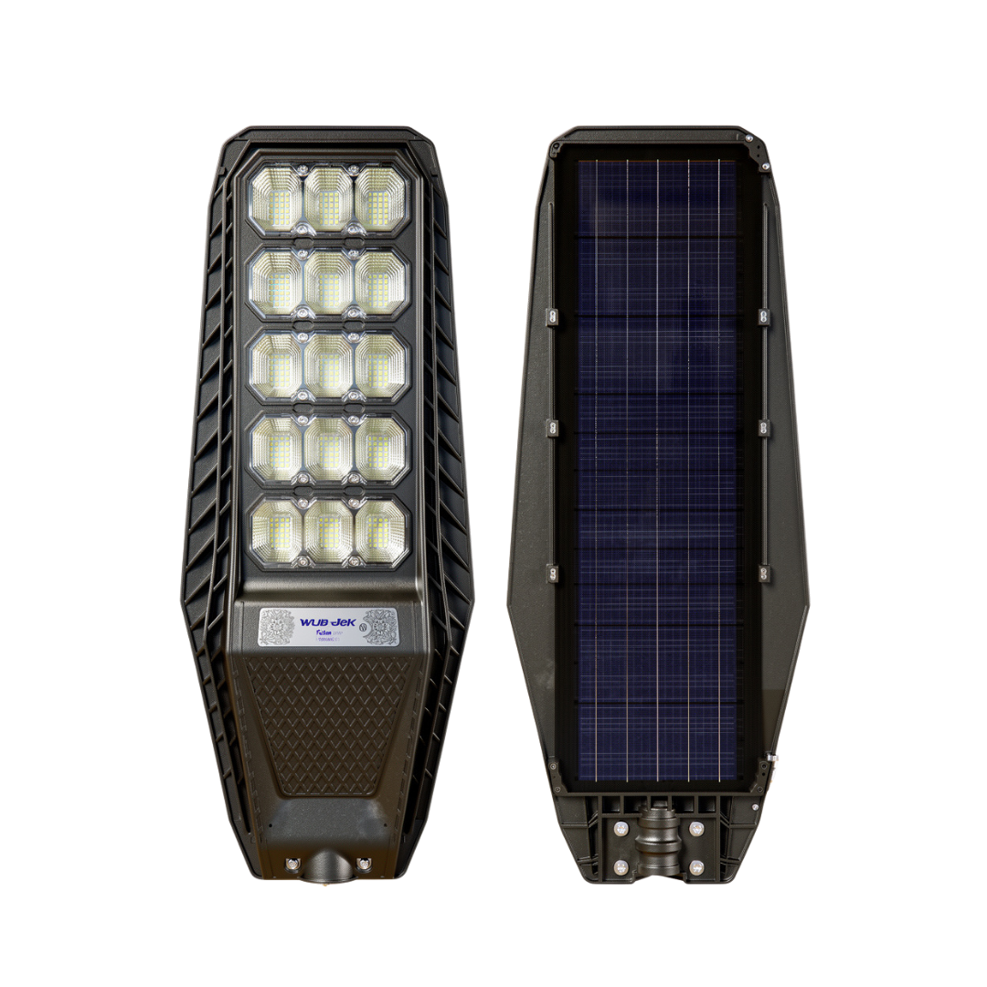 Lampa Solara JORTAN, 500W LED Alb Rece IP67 Telecomanda, Protecție IP67, Picior Metalic inclus