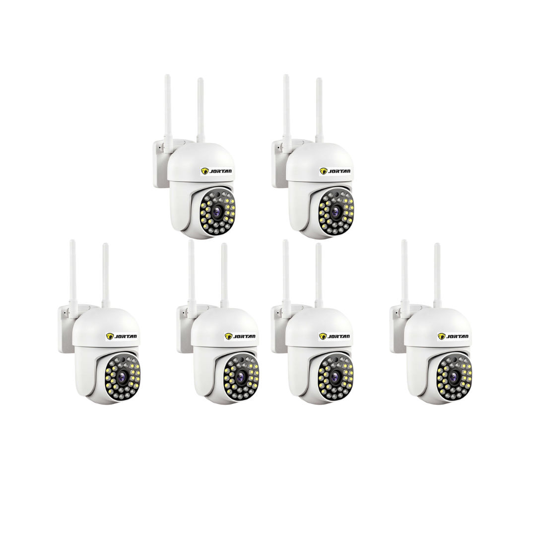 Kit 5 Camere Securitate WiFi JT-8161QJ Full HD Audio Bidirectional IP66, Viziune Nocturna 30M, 1080P
