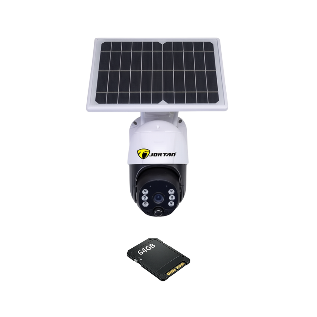 Camera Wireless 3MP, cu Panou Soalar - 1080P, Wi-Fi, Detectie Miscare, Card 64GB inclus