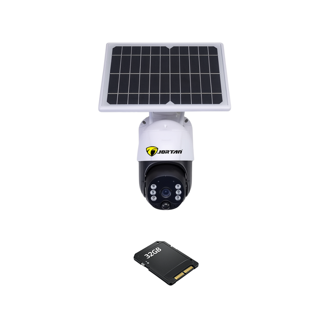 Camera supraveghere Wireless 3MP, cu Panou Soalar Wi-Fi, Detectie Miscare + Card 32GB