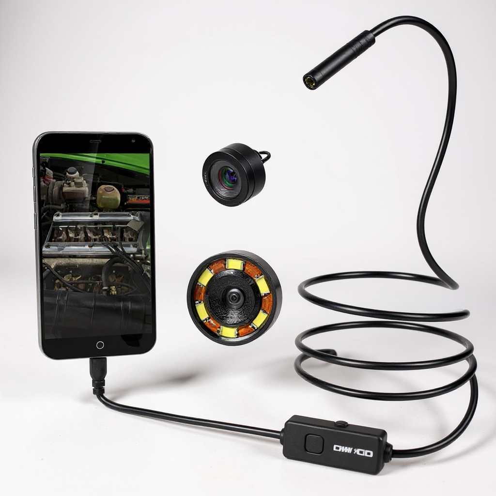 Camera Endoscop 2 in 1 HD Waterproof USB Android Windows