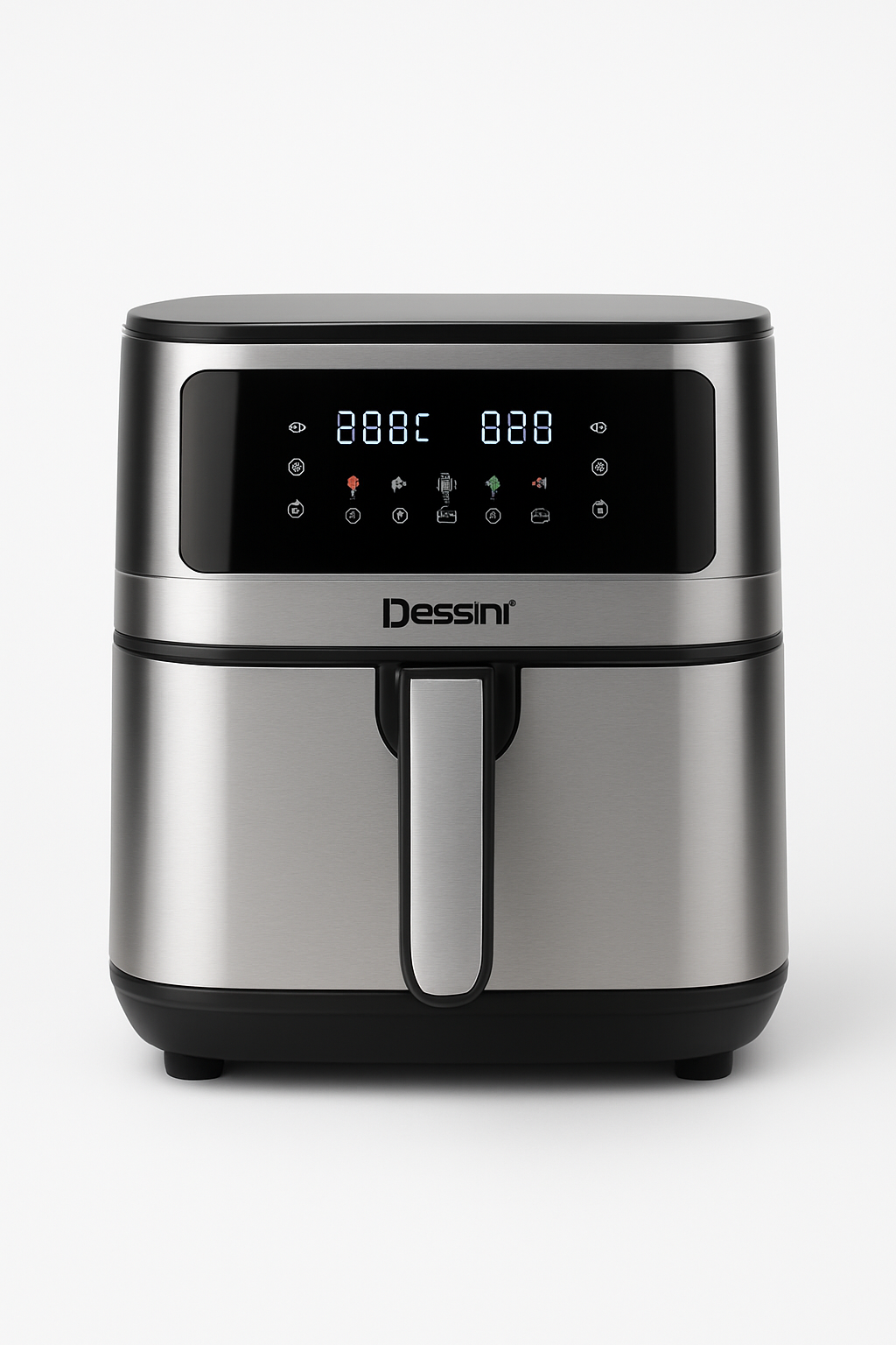 Air Fryer Dessini DS-818D 12.8L 2000W cu Timer Digital si 360° Thermal Cycle, 80-200°C, Timer 60min