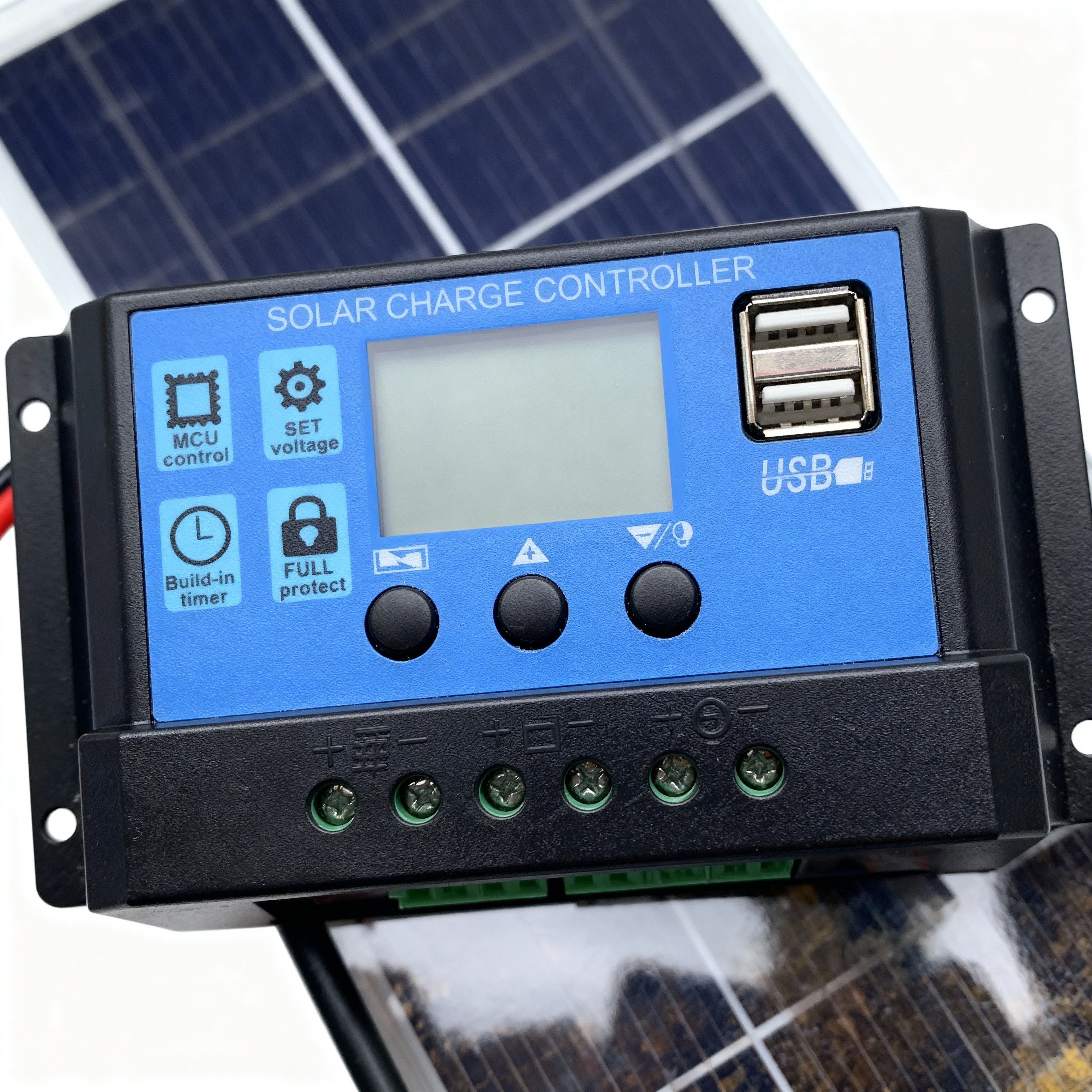 Regulator Solar PWM 20A, Breckner Germany 12V, cu 2 port USB 5V