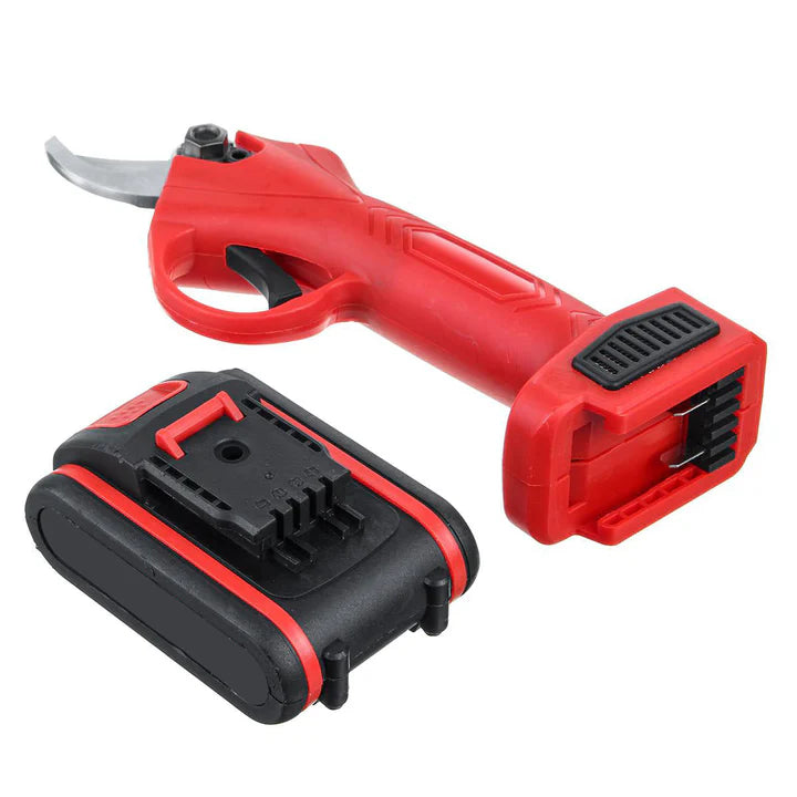 Set Foarfeca Electrica Gradina 48V Li-Ion cu Accesorii si Transport + 2 Acumulatori