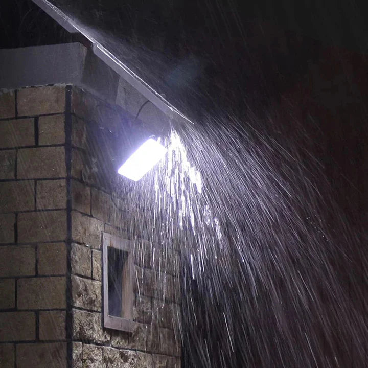 Kit 2 Lampi Solare Exterior 50W cu Panouri Policristaline si Telecomanda