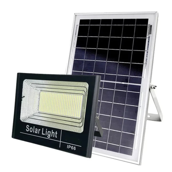 Lampa solara – 600W / 500W / 400W / 300W / 200W / 100W / 50W, cu panou solar si telecomanda