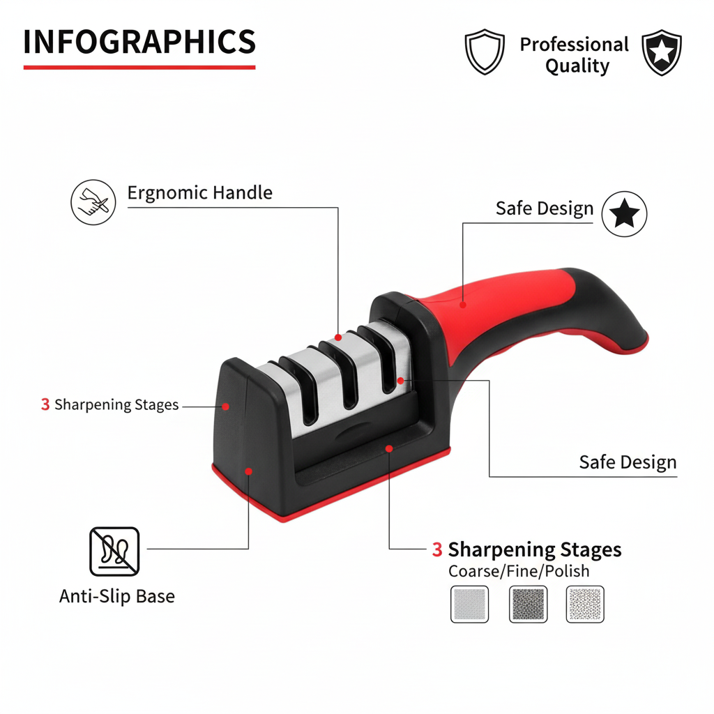Ascutitor cutite DANGRO cu specificatii tehnice