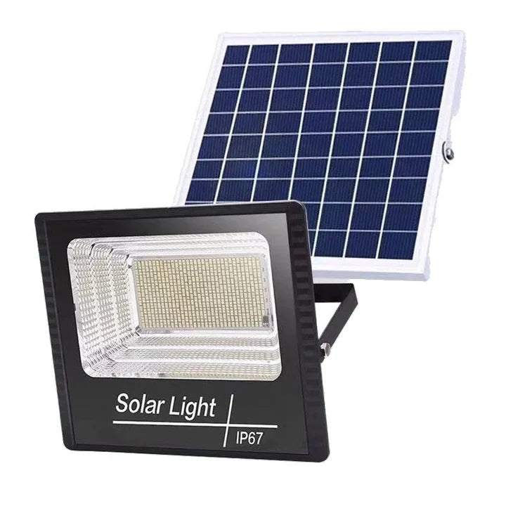 Lampa Solara Exterior 600W cu Panou Fotovoltaic si Telecomanda