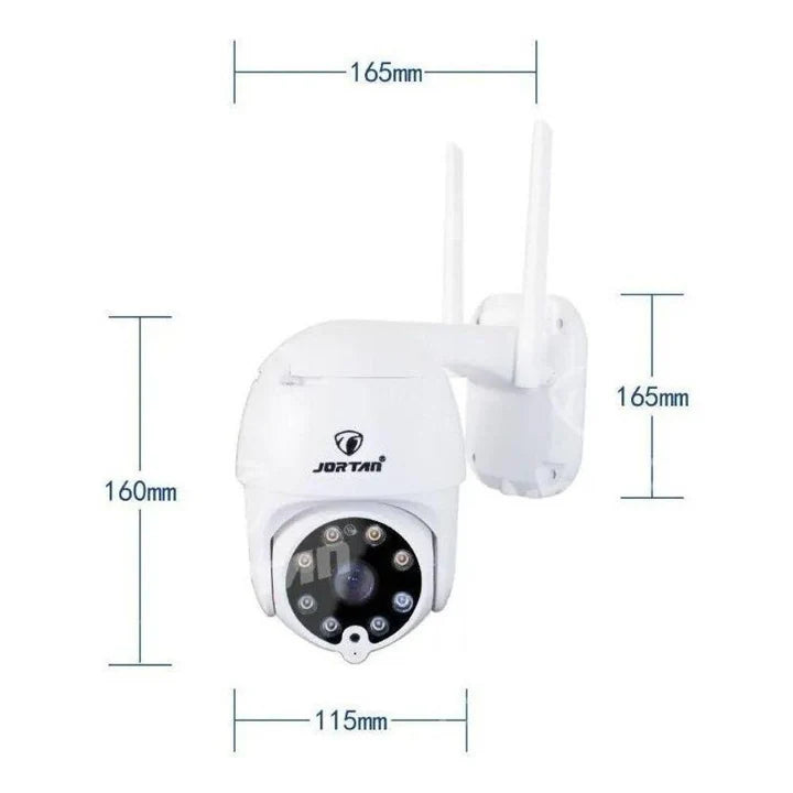 Kit Supraveghere 3 Camere JT-8161QJ 2MP, Detectie Umana Audio Bidirectional, Viziune Nocturna 30M + 2 Carduri 64GB