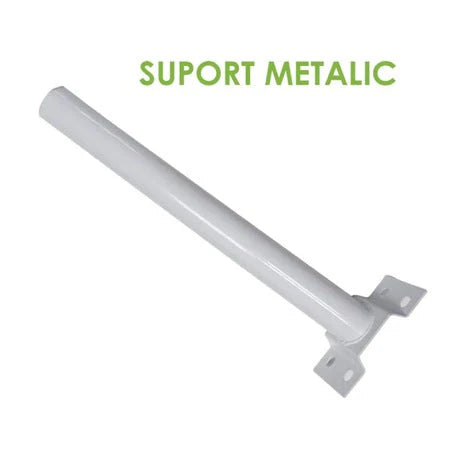 Lampa Solara Stradala 600W 14 ore Autonomie, Senzor de Lumina, Telecomanda + Picior Metalic