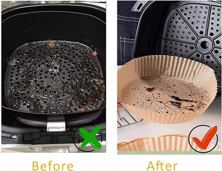 Set 100x Hartii de Copt, pentru Air Fryer